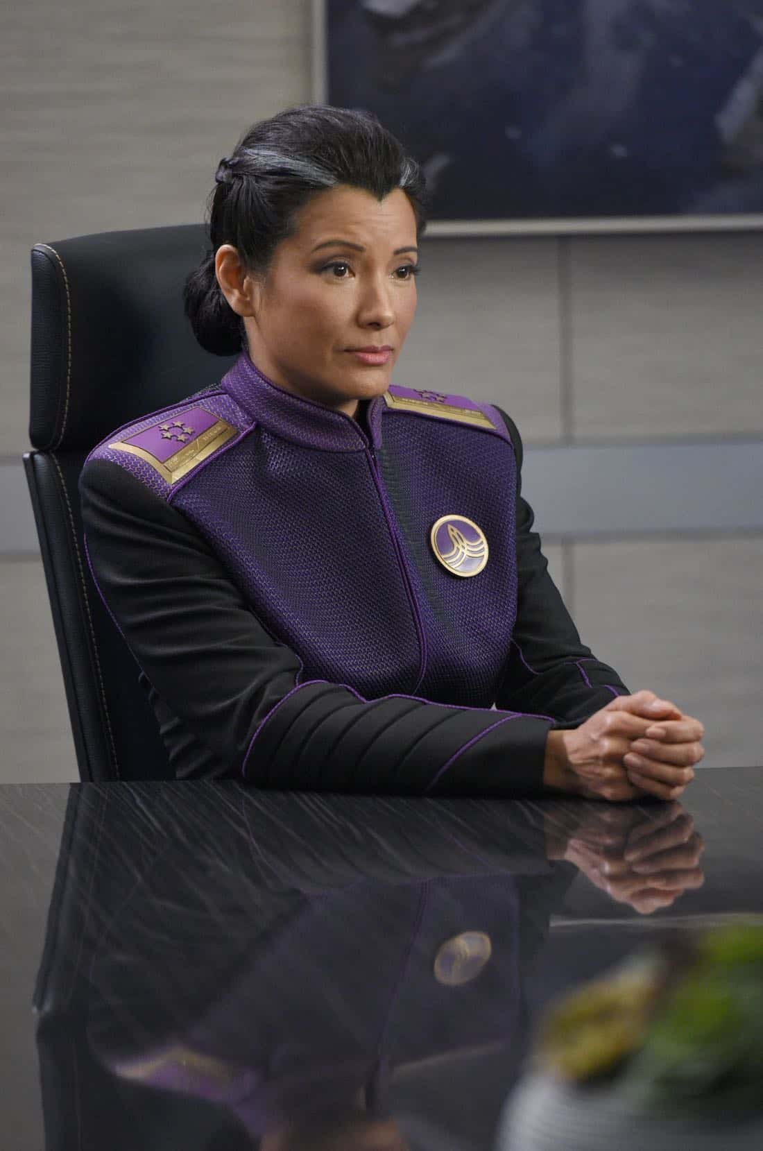 THE ORVILLE: Guest star Kelly Hu in the "Krill" episode of THE ORVILLE airing Thursday, Oct. 12 (9:01-10:00 PM ET/PT) on FOX. ©2017 Fox Broadcasting Co. Cr: Michael Becker/FOX THE ORVILLE: Guest star Kelly Hu in the "Krill" episode of THE ORVILLE airing Thursday, Oct. 12 (9:01-10:00 PM ET/PT) on FOX. ©2017 Fox Broadcasting Co. Cr: Michael Becker/FOX