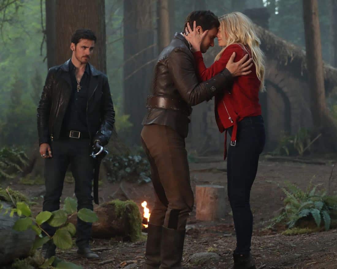 ONCE UPON A TIME - "A Pirate's Life" - When Henry finds himself in trouble, he calls upon his Storybrooke family for help, and together they set off on a mission to find Cinderella. Along the way, Hook is confronted by an unexpected foe who threatens the group's success. In Hyperion Heights, Jacinda searches for a way to see Lucy with some unwelcome assistance from Henry, while Victoria Belfrey enlists the help of Gold and Weaver to push Henry out of the neighborhood, on "Once Upon a Time," FRIDAY, OCTOBER 13 (8:00-9:01 p.m. EDT), on The ABC Television Network. (ABC/Jack Rowand) COLIN O'DONOGHUE, ANDREW J. WEST, JENNIFER MORRISON