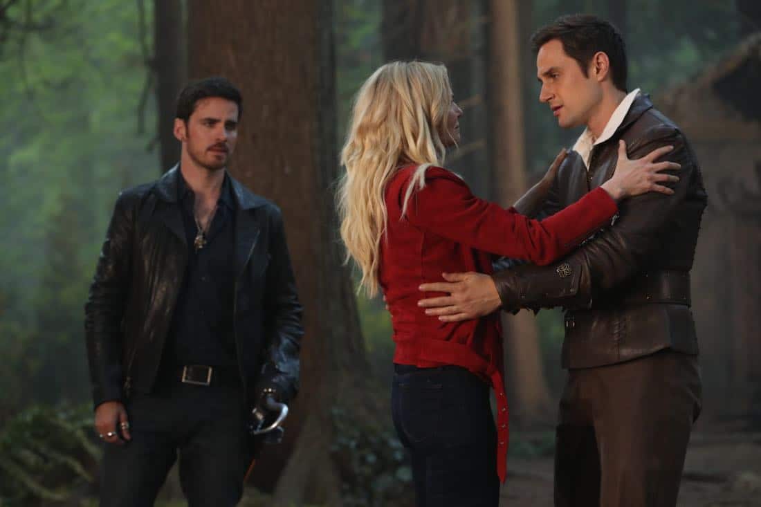 ONCE UPON A TIME - "A Pirate's Life" - When Henry finds himself in trouble, he calls upon his Storybrooke family for help, and together they set off on a mission to find Cinderella. Along the way, Hook is confronted by an unexpected foe who threatens the group's success. In Hyperion Heights, Jacinda searches for a way to see Lucy with some unwelcome assistance from Henry, while Victoria Belfrey enlists the help of Gold and Weaver to push Henry out of the neighborhood, on "Once Upon a Time," FRIDAY, OCTOBER 13 (8:00-9:01 p.m. EDT), on The ABC Television Network. (ABC/Jack Rowand) COLIN O'DONOGHUE, JENNIFER MORRISON, ANDREW J. WEST