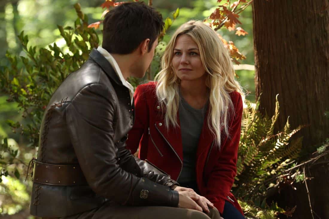 ONCE UPON A TIME - "A Pirate's Life" - When Henry finds himself in trouble, he calls upon his Storybrooke family for help, and together they set off on a mission to find Cinderella. Along the way, Hook is confronted by an unexpected foe who threatens the group's success. In Hyperion Heights, Jacinda searches for a way to see Lucy with some unwelcome assistance from Henry, while Victoria Belfrey enlists the help of Gold and Weaver to push Henry out of the neighborhood, on "Once Upon a Time," FRIDAY, OCTOBER 13 (8:00-9:01 p.m. EDT), on The ABC Television Network. (ABC/Jack Rowand) ANDREW J. WEST, JENNIFER MORISSON