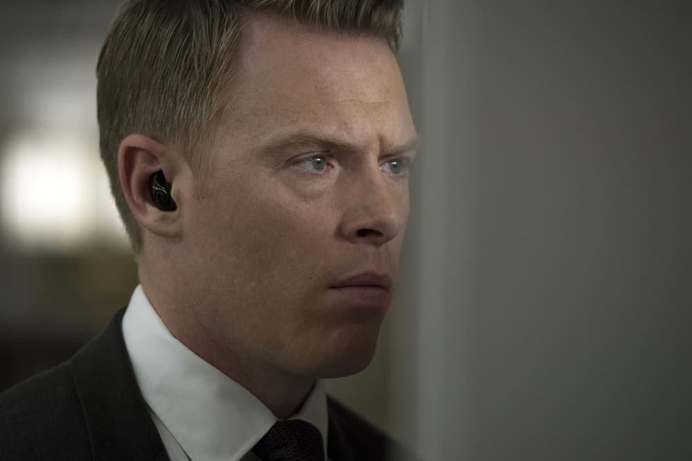 THE BLACKLIST -- "The Endling" Episode 504 -- Pictured: Diego Klattenhoff as Donald Ressler -- (Photo by: Virginia Sherwood/NBC) THE BLACKLIST -- "The Endling" Episode 504 -- Pictured: Diego Klattenhoff as Donald Ressler -- (Photo by: Virginia Sherwood/NBC)