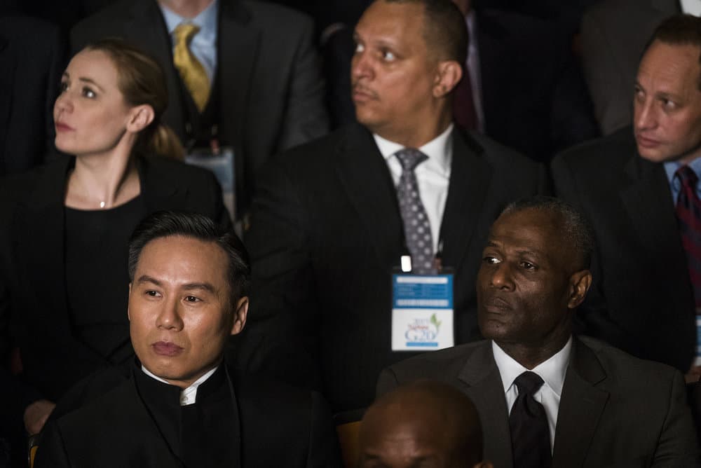 MR. ROBOT -- "eps3.1_undo.gz" Episode 302 -- Pictured: BD Wong as Whiterose -- (Photo by: Michael Parmelee/USA Network)