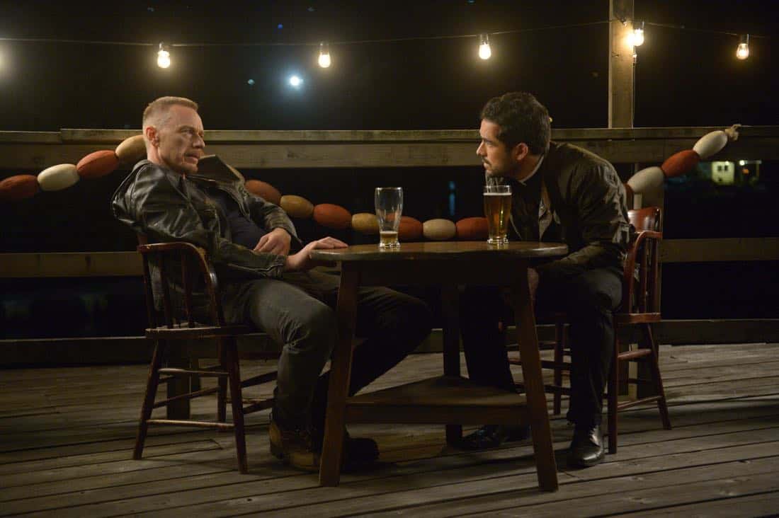 THE EXORCIST: L-R: Ben Daniels and Alfonso Herrera in the "One For Sorrow" episode of THE EXORCIST airing Friday, Oct. 20 (9:01-10:00 PM ET/PT) on FOX. ©2017 Fox Broadcasting Co. Cr: Sergei Bachlakov/FOX THE EXORCIST: L-R: Ben Daniels and Alfonso Herrera in the "One For Sorrow" episode of THE EXORCIST airing Friday, Oct. 20 (9:01-10:00 PM ET/PT) on FOX. ©2017 Fox Broadcasting Co. Cr: Sergei Bachlakov/FOX