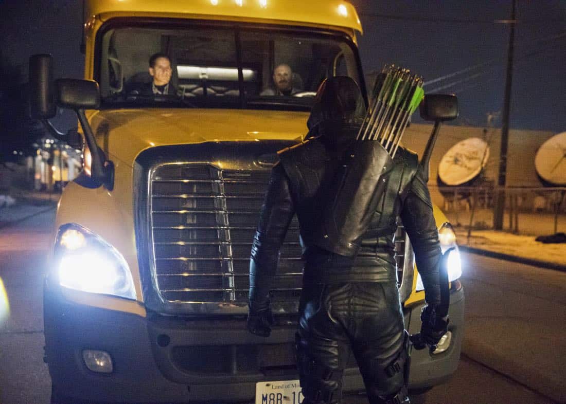 Arrow -- "Next of Kin" -- Image AR603b_0451b -- Pictured: David Ramsey as Green Arrow -- Photo: Jack Rowand/The CW -- é 2017 The CW Network, LLC. All Rights Reserved.