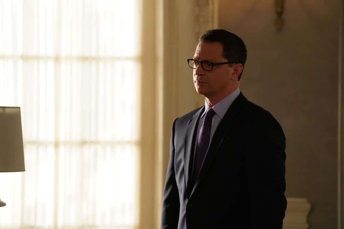 SCANDAL - “Adventures in Babysitting” - Olivia and Mellie assert their power like never before; meanwhile, Cyrus is working on congressional approval to declare war in Bashran, and QPA is keeping close watch on President Rashad’s niece, on “Scandal,” airing THURSDAY, NOV. 2 (9:00-10:00 p.m. EDT), on The ABC Television Network. (ABC/Mitch Haaseth) JOSHUA MALINA