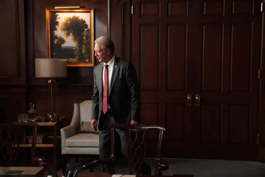 SCANDAL - “Adventures in Babysitting” - Olivia and Mellie assert their power like never before; meanwhile, Cyrus is working on congressional approval to declare war in Bashran, and QPA is keeping close watch on President Rashad’s niece, on “Scandal,” airing THURSDAY, NOV. 2 (9:00-10:00 p.m. EDT), on The ABC Television Network. (ABC/Mitch Haaseth) JEFF PERRY