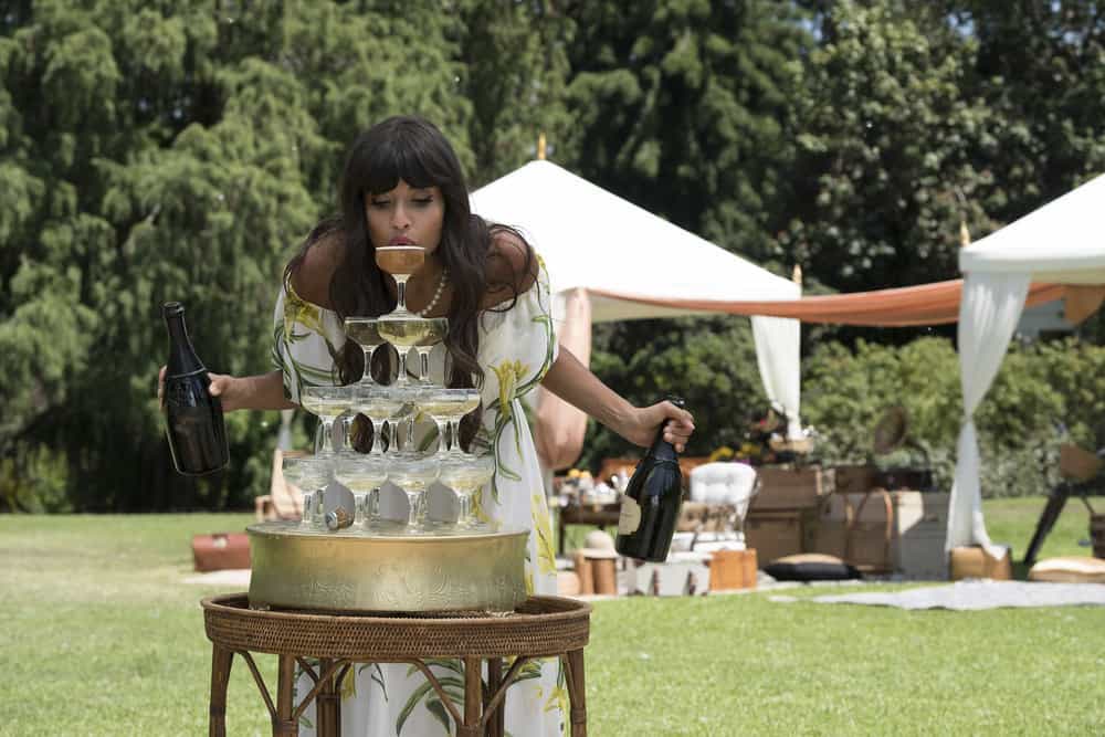 THE GOOD PLACE -- "Derek" Episode 208 -- Pictured: Jameela Jamil as Tehani -- (Photo by: Colleen Hayes/NBC)