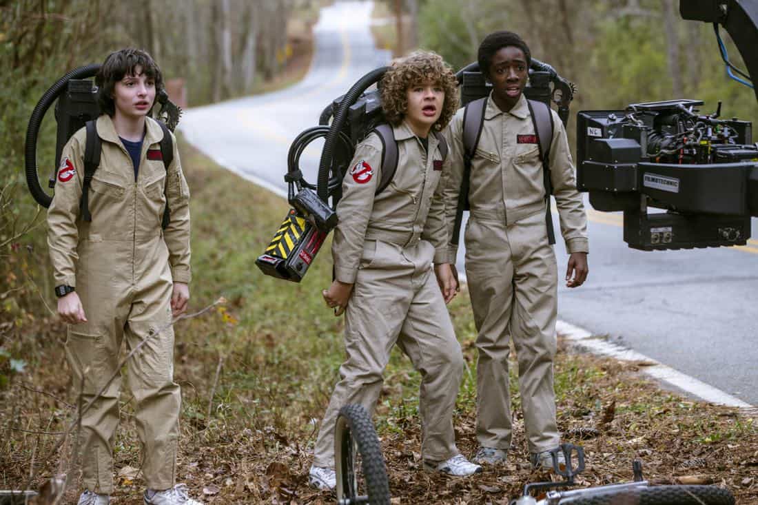 Stranger Things Season 2 Finn Wolfhard, Gaten Matarazzo, Caleb McLaughlin