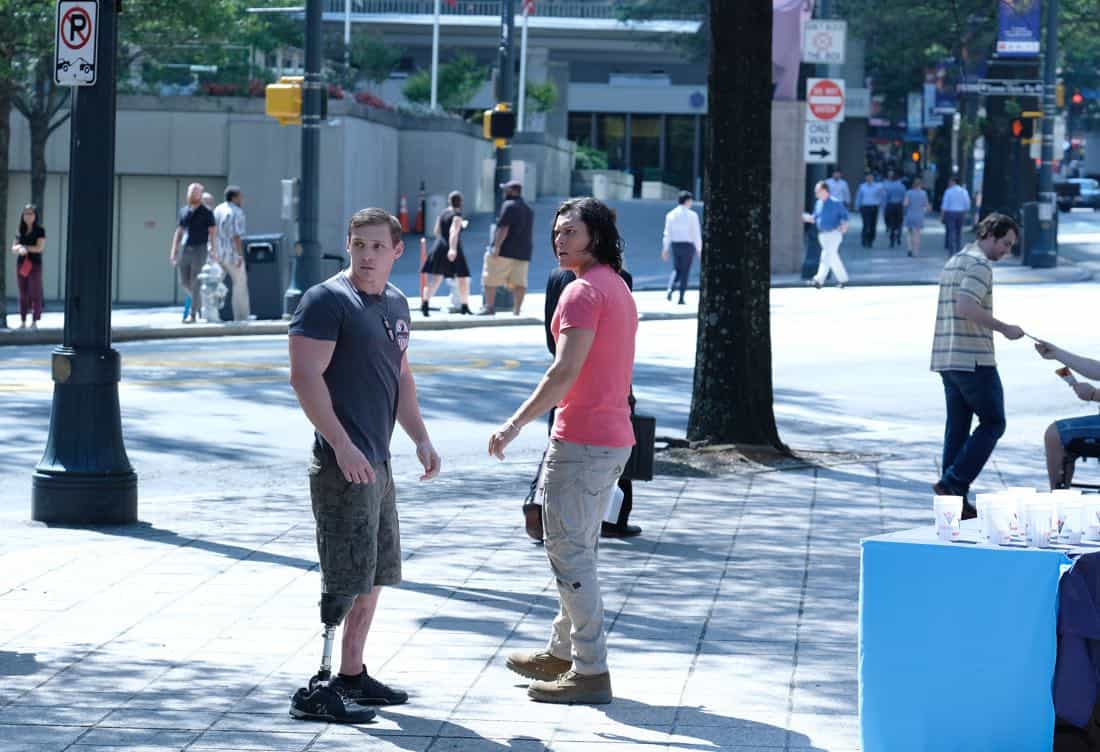 THE GIFTED: L-R: Guest star Eric Hunter and Blair Redford in the "got your siX" episode of THE GIFTED airing Monday, Nov. 6 (9:00-10:00 PM ET/PT) on FOX. ©2017 Fox Broadcasting Co. Cr: Eliza Morse/FOX