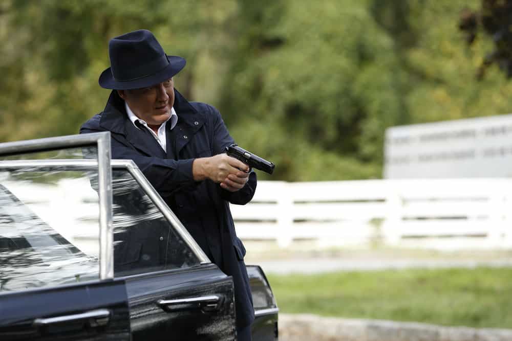 THE BLACKLIST -- "Ian Garvey: #13" Episode 508 -- Pictured: James Spader as Raymond "Red" Reddington -- (Photo by: Will Hart/NBC)