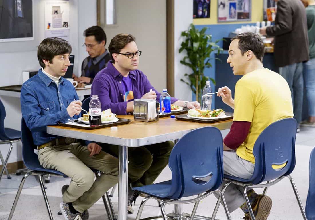 "The Confidence Erosion" -- Pictured: Howard Wolowitz (Simon Helberg), Leonard Hofstadter (Johnny Galecki) and Sheldon Cooper (Jim Parsons). Sheldon and Amy try to eliminate stress from wedding planning by applying math to the process. Also, Koothrappali "breaks up" with Wolowitz after realizing his best friend is actually hurting his confidence, on THE BIG BANG THEORY, Thursday, Dec. 7 (8:00-8:31 PM, ET/PT) on the CBS Television Network. Photo: Monty Brinton/CBS é2017 CBS Broadcasting, Inc. All Rights Reserved. "The Confidence Erosion" -- Pictured: Howard Wolowitz (Simon Helberg), Leonard Hofstadter (Johnny Galecki) and Sheldon Cooper (Jim Parsons). Sheldon and Amy try to eliminate stress from wedding planning by applying math to the process. Also, Koothrappali "breaks up" with Wolowitz after realizing his best friend is actually hurting his confidence, on THE BIG BANG THEORY, Thursday, Dec. 7 (8:00-8:31 PM, ET/PT) on the CBS Television Network. Photo: Monty Brinton/CBS é2017 CBS Broadcasting, Inc. All Rights Reserved.