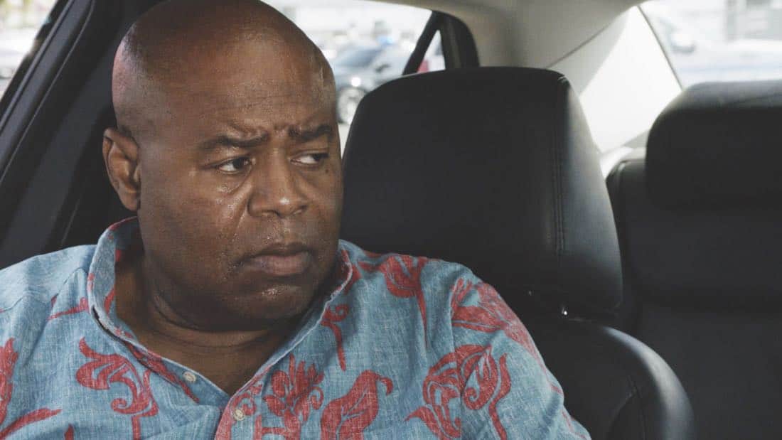 "O ka mea ua hala, ua hala ia."-- When a man accused of killing his wife threatens to commit suicide, Grover reveals how he too was once on the brink of taking his own life, on HAWAII FIVE-0, Friday, Jan. 12 (9:00-10:00 PM, ET/PT) on the CBS Television Network. Chi McBride appears in a PSA for the National Suicide Prevention Lifeline at the end of the episode. Pictured: Chi McBride as Lou Grover. Photo credit: Screengrab/é2017 CBS Broadcasting, Inc. All Rights Reserved. ("O ka mea ua hala, ua hala ia." is Hawaiian for "What is Gone is Gone.")