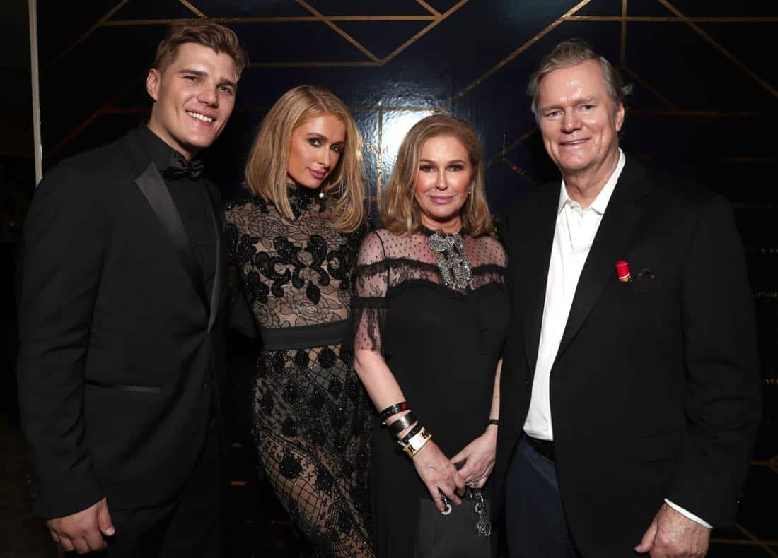 Chris Zylka, Paris Hilton, Kathy Hilton, Richard Hilton