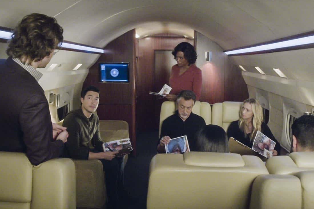 "Bad Moon on the Rise" -- The BAU is called to New York when several casualties of a brutal nature are reported in Central Park, on CRIMINAL MINDS, Wednesday, Jan. 17 (10:00-11:00 PM, ET/PT) on the CBS Television Network. Pictured: Daniel Henney (Matt Simmons), Aisha Tyler (Dr. Tara Lewis), Joe Mantegna (David Rossi), A.J. Cook (Jennifer "JJ" Jareau) Photo: Best Screen Grab Available é2018 CBS Broadcasting, Inc. All Rights Reserved