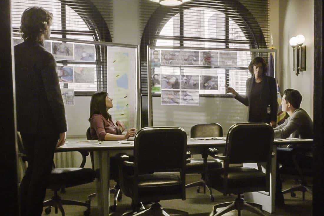 "Bad Moon on the Rise" -- The BAU is called to New York when several casualties of a brutal nature are reported in Central Park, on CRIMINAL MINDS, Wednesday, Jan. 17 (10:00-11:00 PM, ET/PT) on the CBS Television Network. Pictured: Paget Brewster (Emily Prentiss), Aisha Tyler (Dr. Tara Lewis), Daniel Henney (Matt Simmons) Photo: Best Screen Grab Available é2018 CBS Broadcasting, Inc. All Rights Reserved