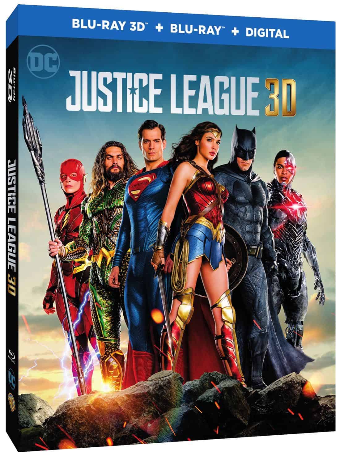 JUSTICE LEAGUE 4K, Blu-ray and DVD Release Details  SEAT42F