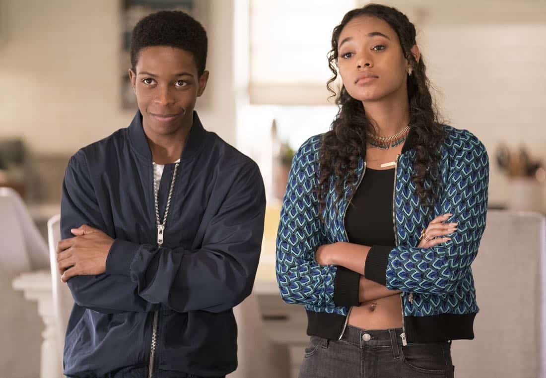 LETHAL WEAPON: Pictured L-R: Dante Brown and Chandler Kinney in the "An Inconvenient Ruth" episode of LETHAL WEAPON airing Tuesday, Feb. 6 (8:00-9:00 PM ET/PT) on FOX. ©2018 Fox Broadcasting Co. CR: Erik Voake/FOX