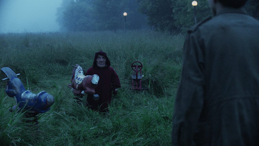 CHANNEL ZERO: BUTCHER'S BLOCK -- "Insidious Onset" Episode 301 -- Pictured: Homunculus Child -- (Photo by: Syfy) CHANNEL ZERO: BUTCHER'S BLOCK -- "Insidious Onset" Episode 301 -- Pictured: Homunculus Child -- (Photo by: Syfy)