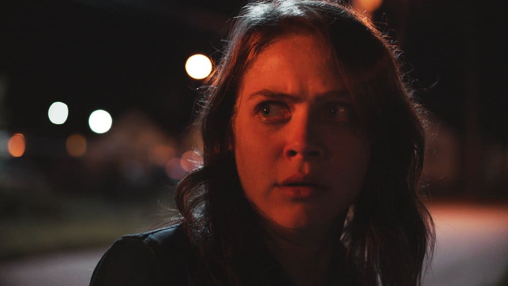 CHANNEL ZERO: BUTCHER'S BLOCK -- "Insidious Onset" Episode 301 -- Pictured: Olivia Luccardi as Alice Woods -- (Photo by: Syfy) CHANNEL ZERO: BUTCHER'S BLOCK -- "Insidious Onset" Episode 301 -- Pictured: Olivia Luccardi as Alice Woods -- (Photo by: Syfy)