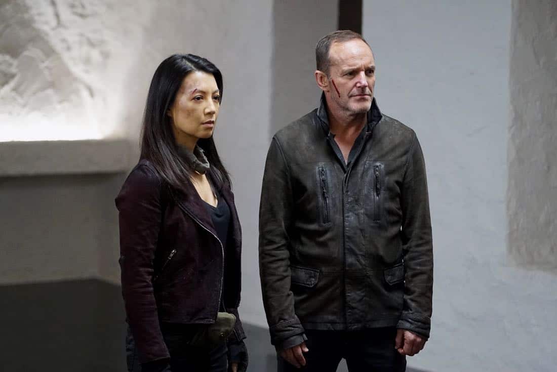 MARVEL'S AGENTS OF S.H.I.E.L.D. - "Past Life" - S.H.I.E.L.D. has one final chance to return to our timeline, but their actions may have deadly consequences, on "Marvel's Agents of S.H.I.E.L.D.," FRIDAY, FEB. 2 (9:00-10:01 p.m. EST), on The ABC Television Network. (ABC/Eric McCandless) MING-NA WEN, CLARK GREGG