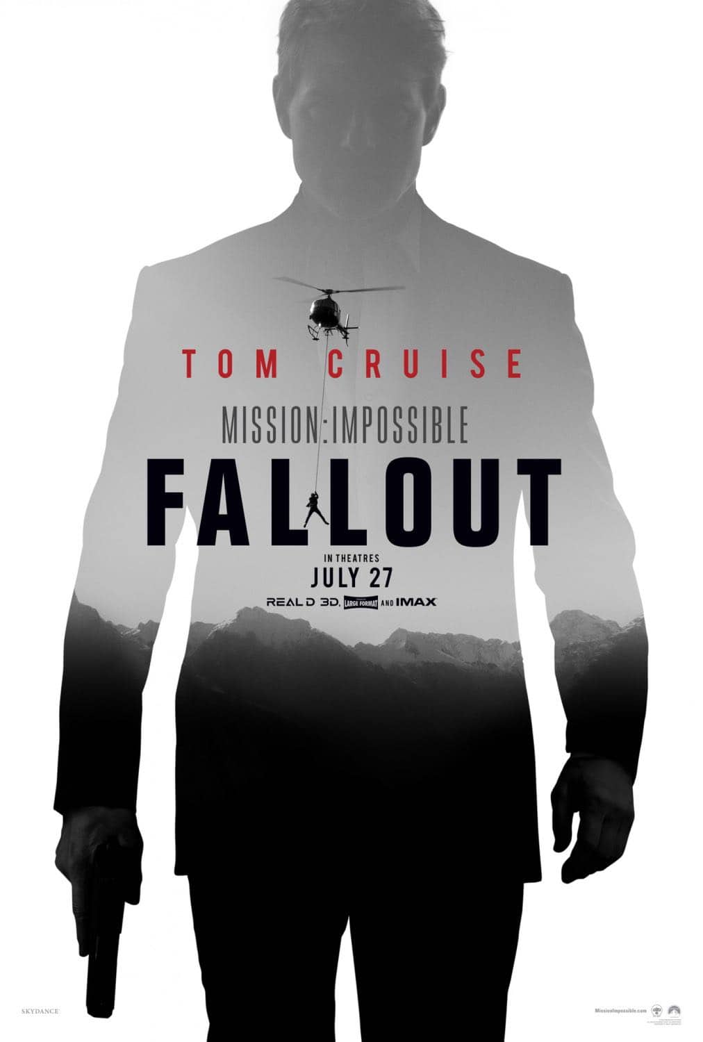 MISSION IMPOSSIBLE FALLOUT Poster MISSION IMPOSSIBLE FALLOUT Poster