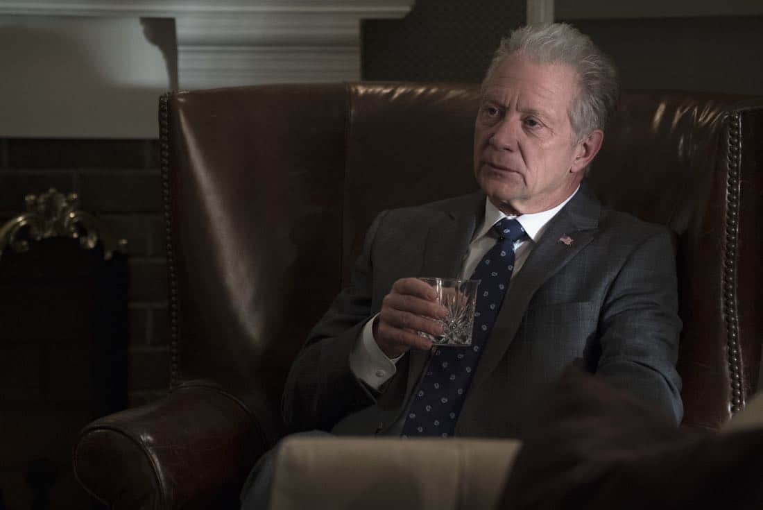 SCANDAL - "Army of One" - Mellie's plans to name Jake as her new chief of staff only propels Olivia to do whatever it takes to make sure that does not happen. Back at Papa Pope's house, Quinn becomes restless, wondering just how long Rowan intends to keep her and Robin hidden from the outside world. Meanwhile at QPA, Abby, Huck and Charlie decide that it's time to move forward with new clients when their first case leads to surprising intel, on "Scandal," airing THURSDAY, FEB. 8 (9:00-10:00 p.m. EST), on The ABC Television Network. (ABC/Eric McCandless) JEFF PERRY