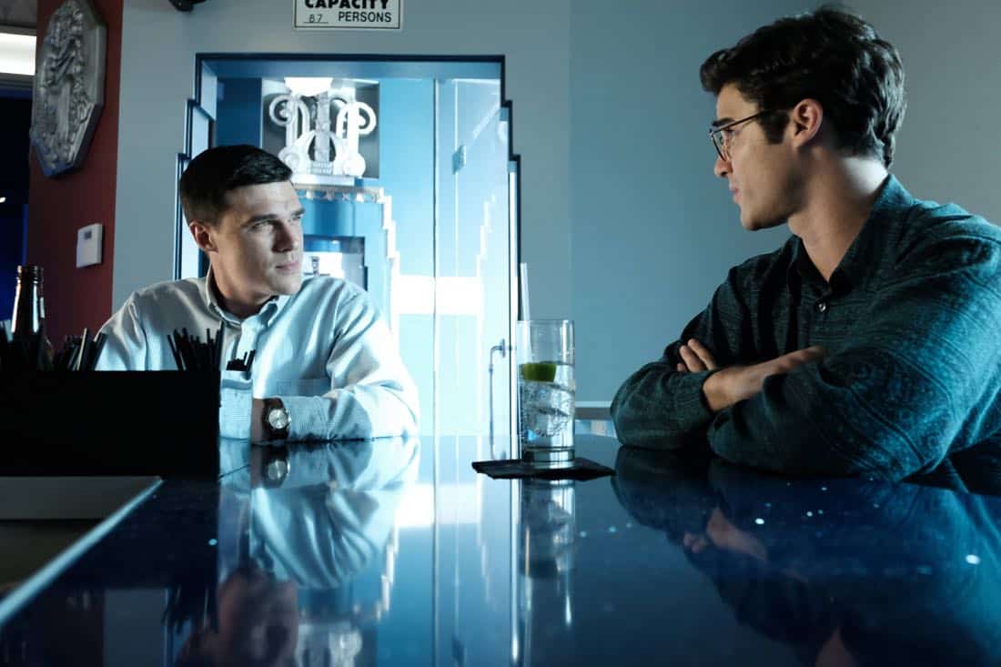 THE ASSASSINATION OF GIANNI VERSACE: AMERICAN CRIME STORY "Don't Ask Don't Tell" Episode 5 (Airs Wednesday, February 14, 10:00 p.m. e/p) -- Pictured: (l-r) Finn Wittrock as Jeffrey Trail, Darren Criss as Andrew Cunanan. CR: Ray Mickshaw/FX THE ASSASSINATION OF GIANNI VERSACE: AMERICAN CRIME STORY "Don't Ask Don't Tell" Episode 5 (Airs Wednesday, February 14, 10:00 p.m. e/p) -- Pictured: (l-r) Finn Wittrock as Jeffrey Trail, Darren Criss as Andrew Cunanan. CR: Ray Mickshaw/FX