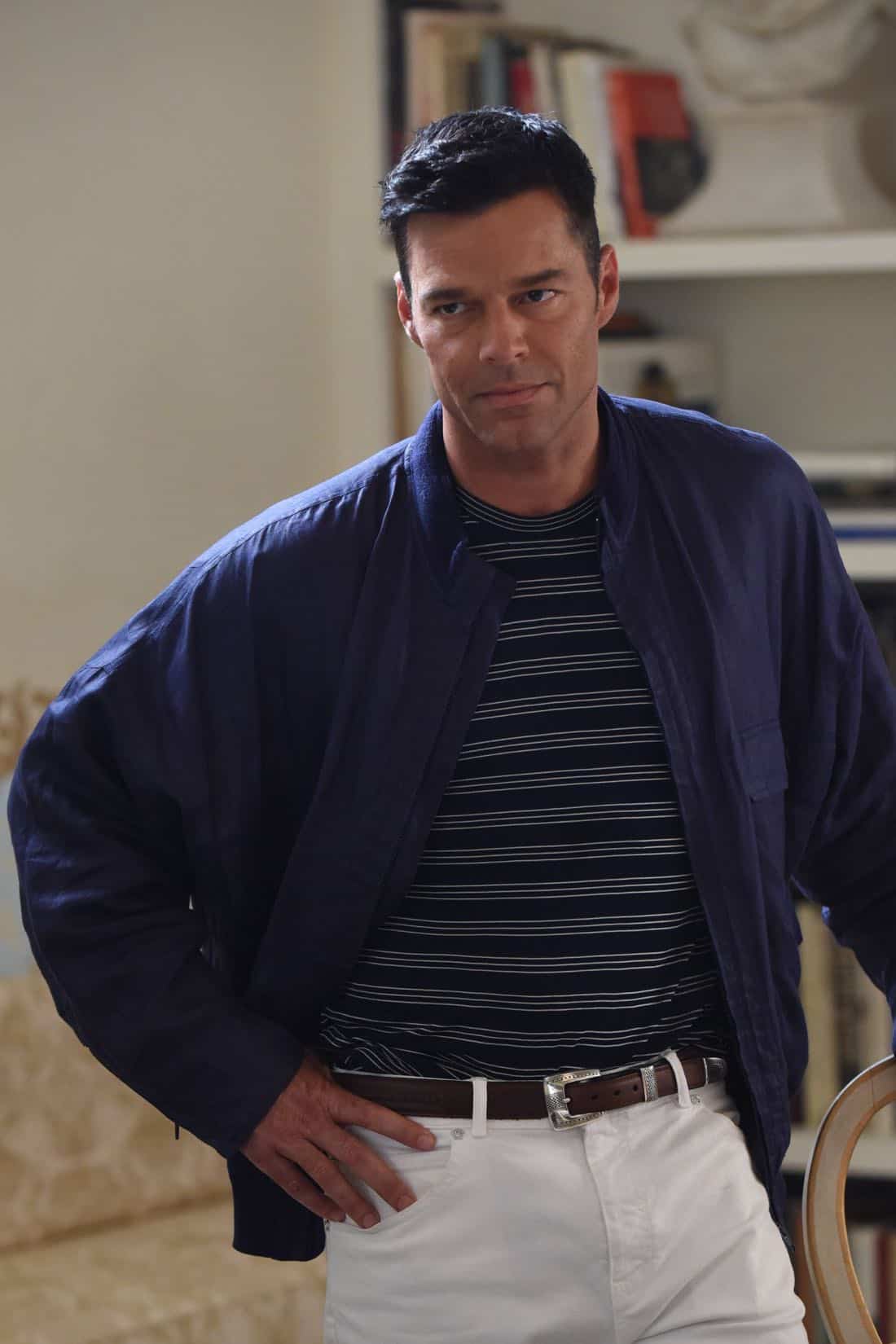 THE ASSASSINATION OF GIANNI VERSACE: AMERICAN CRIME STORY "Don't Ask Don't Tell" Episode 5 (Airs Wednesday, February 14, 10:00 p.m. e/p) -- Pictured: Ricky Martin as Antonio D'Amico. CR: Ray Mickshaw/FX