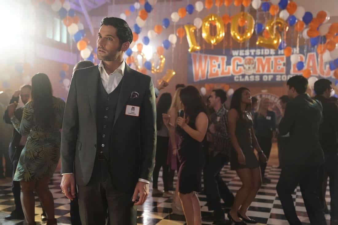 LUCIFER: Tom Ellis in the “High School Poppycock” episode of LUCIFER airing Monday, Feb. 26 (8:00-9:00 PM ET/PT) on FOX. CR: Erik Voake/FOX LUCIFER: Tom Ellis in the “High School Poppycock” episode of LUCIFER airing Monday, Feb. 26 (8:00-9:00 PM ET/PT) on FOX. CR: Erik Voake/FOX