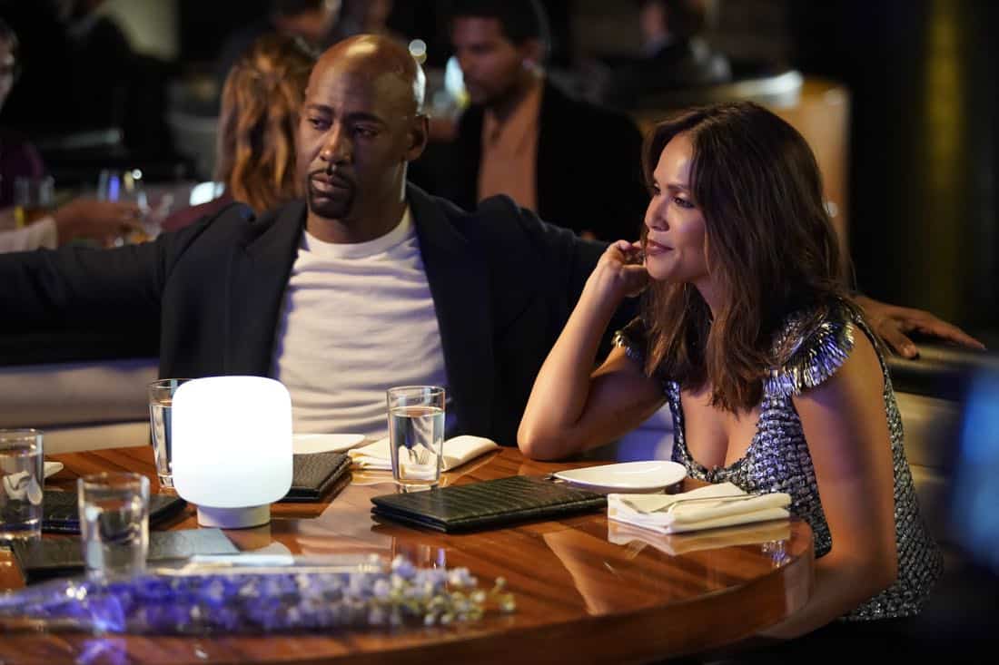 LUCIFER: L-R: D.B. Woodside and Lesley-Ann Brandt in the “High School Poppycock” episode of LUCIFER airing Monday, Feb. 26 (8:00-9:00 PM ET/PT) on FOX. CR: Erik Voake/FOX