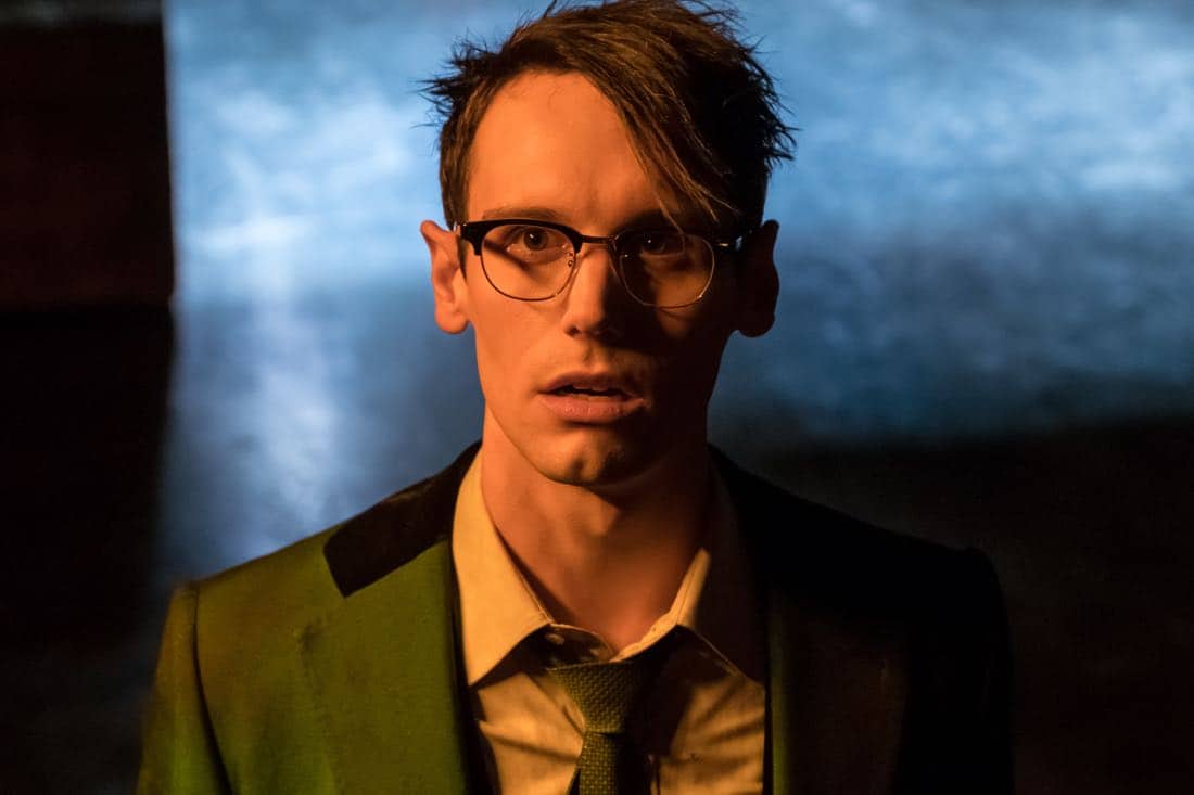 GOTHAM: Cory Michael Smith in the “Pieces Of A Broken Mirror” spring premiere episode of GOTHAM airing Thursday, Mar. 1 (8:00-9:00 PM ET/PT) on FOX. ©2018 Fox Broadcasting Co. Cr: Jeff Neumann/FOX
