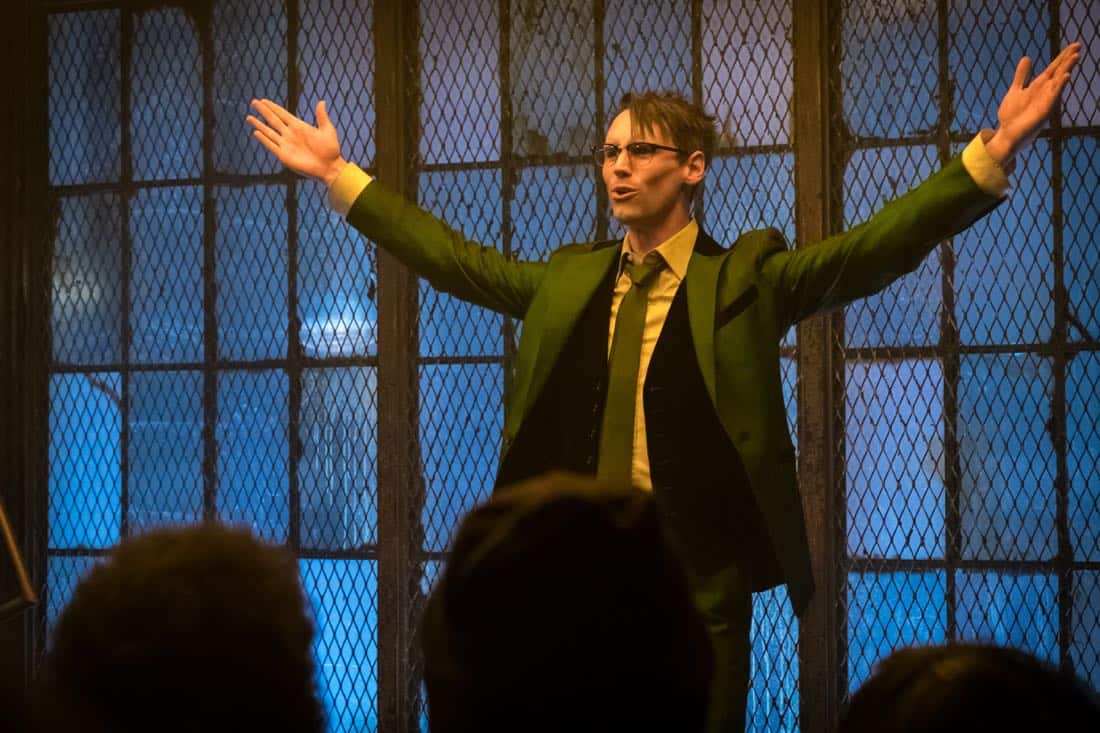 GOTHAM: Cory Michael Smith in the “Pieces Of A Broken Mirror” spring premiere episode of GOTHAM airing Thursday, Mar. 1 (8:00-9:00 PM ET/PT) on FOX. ©2018 Fox Broadcasting Co. Cr: Jeff Neumann/FOX