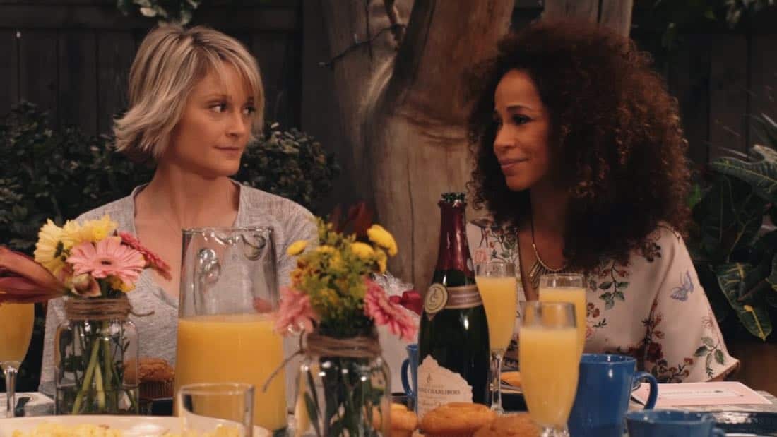 THE FOSTERS - "Mother's Day" - Stef’s mom comes to visit and helps Stef cope with a tough time. Meanwhile, Callie and Jude grapple with the memory of their biological mother. This episode of "The Fosters" airs Tuesday, February 13 (8:00 - 9:01 p.m. EST) on Freeform. (Freeform) TERI POLO, SHERRI SAUM THE FOSTERS - "Mother's Day" - Stef’s mom comes to visit and helps Stef cope with a tough time. Meanwhile, Callie and Jude grapple with the memory of their biological mother. This episode of "The Fosters" airs Tuesday, February 13 (8:00 - 9:01 p.m. EST) on Freeform. (Freeform) TERI POLO, SHERRI SAUM