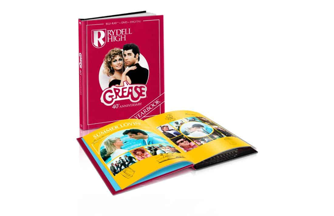Grease 40th Anniversary Blu-ray Combo Pack With Year Book Grease 40th Anniversary Blu-ray Combo Pack With Year Book
