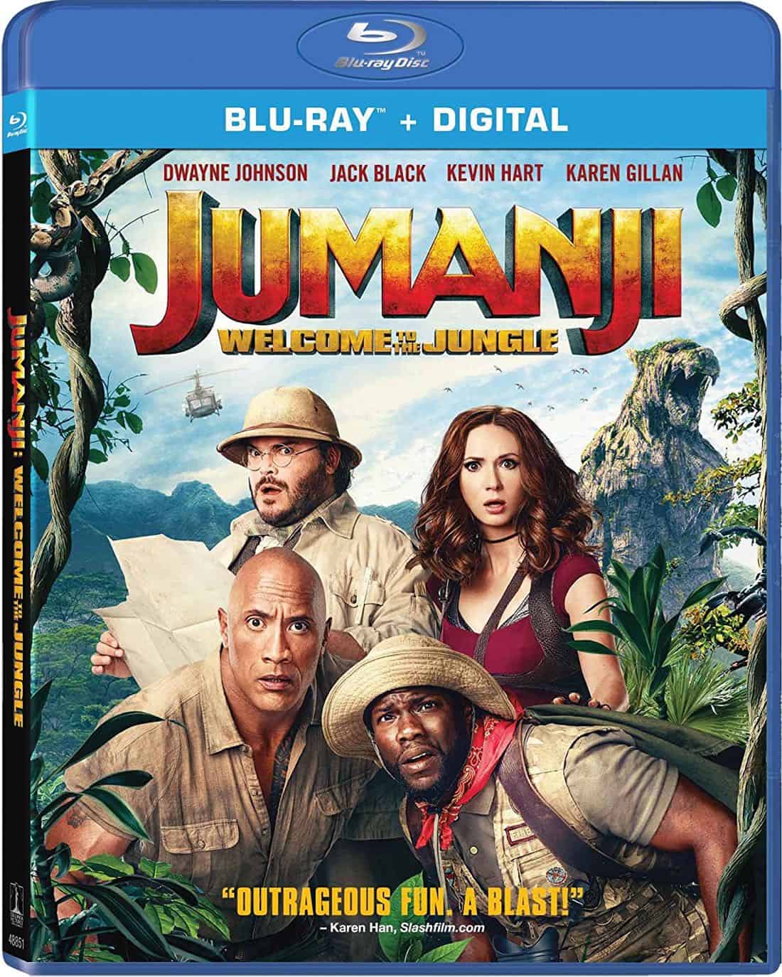 JUMANJI WELCOME TO THE JUNGLE Blu-ray + Digital JUMANJI WELCOME TO THE JUNGLE Blu-ray + Digital