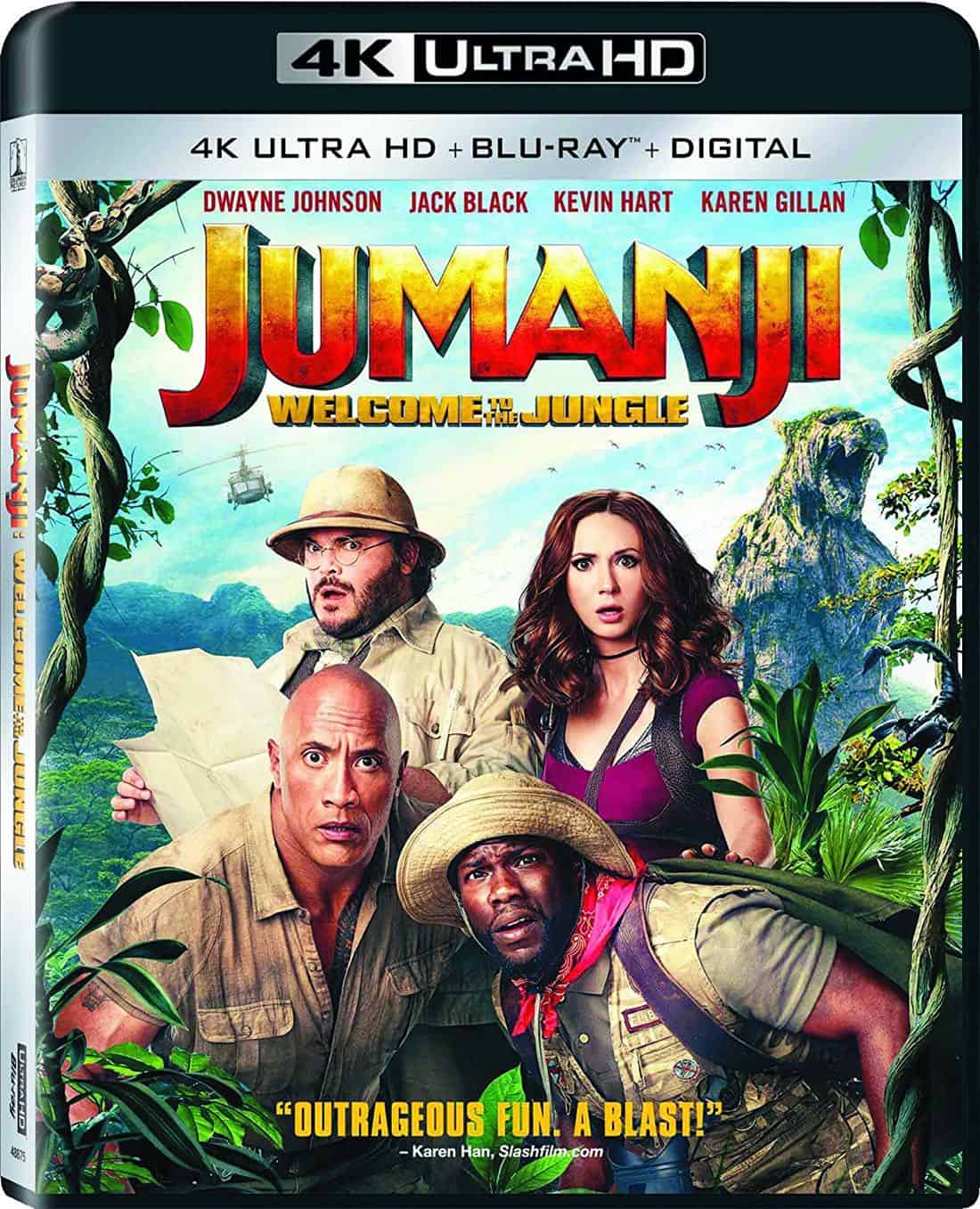 JUMANJI WELCOME TO THE JUNGLE 4K Ultra HD + Blu-ray + Digital JUMANJI WELCOME TO THE JUNGLE 4K Ultra HD + Blu-ray + Digital