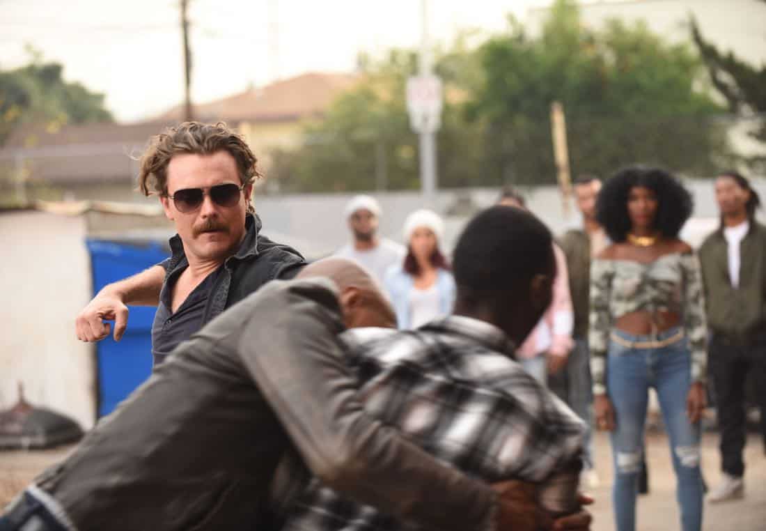 LETHAL WEAPON: Clayne Crawford (L) in the "Ruthless" episode of LETHAL WEAPON airing Tuesday, Feb. 27 (8:00-9:00 PM ET/PT) on FOX. ©2018 Fox Broadcasting Co. CR: Ray Mickshaw/FOX