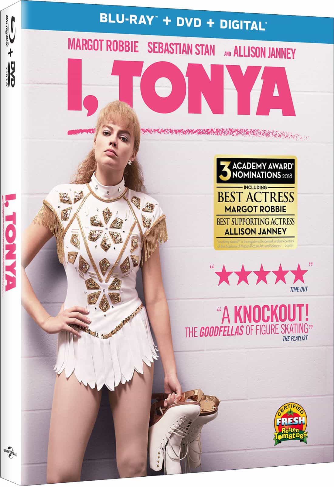 I, Tonya Blu-ray + DVD + Digital Box Cover Artwork I, Tonya Blu-ray + DVD + Digital Box Cover Artwork