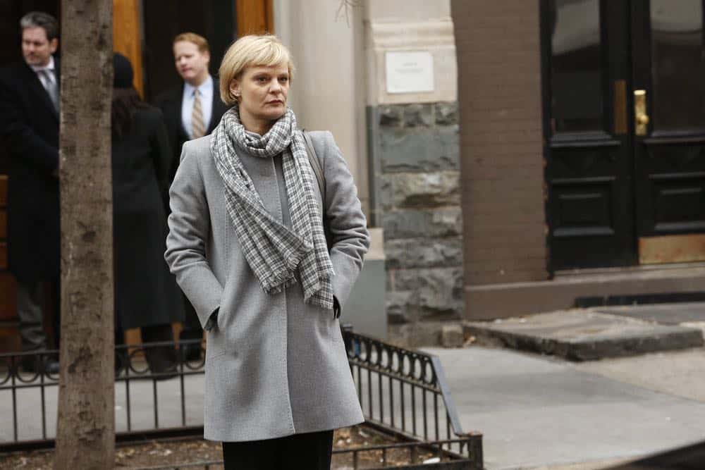 THE BLACKLIST -- "Mr. Raleigh Sinclair III (#51)" Episode 514 -- Pictured: Martha Plimpton as Dr. Sharon Fulton -- (Photo by: Will Hart/NBC)