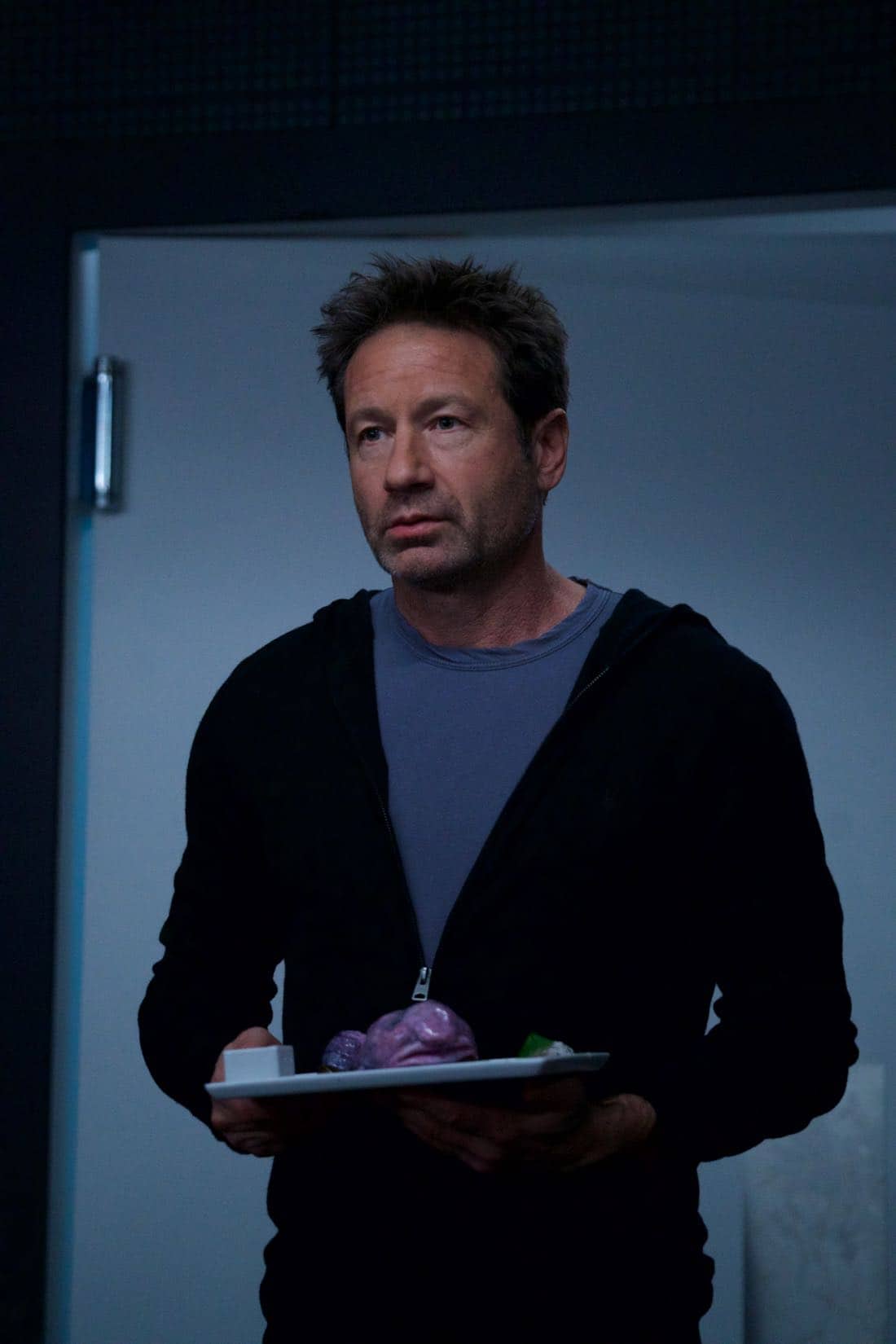 THE X-FILES: David Duchovny in the "Rm9sbG93ZXJz" episode of THE X-FILES airing Wednesday, Feb. 28 (8:00-9:00 PM ET/PT) on FOX. ©2018 Fox Broadcasting Co. Cr: Shane Harvey/FOX
