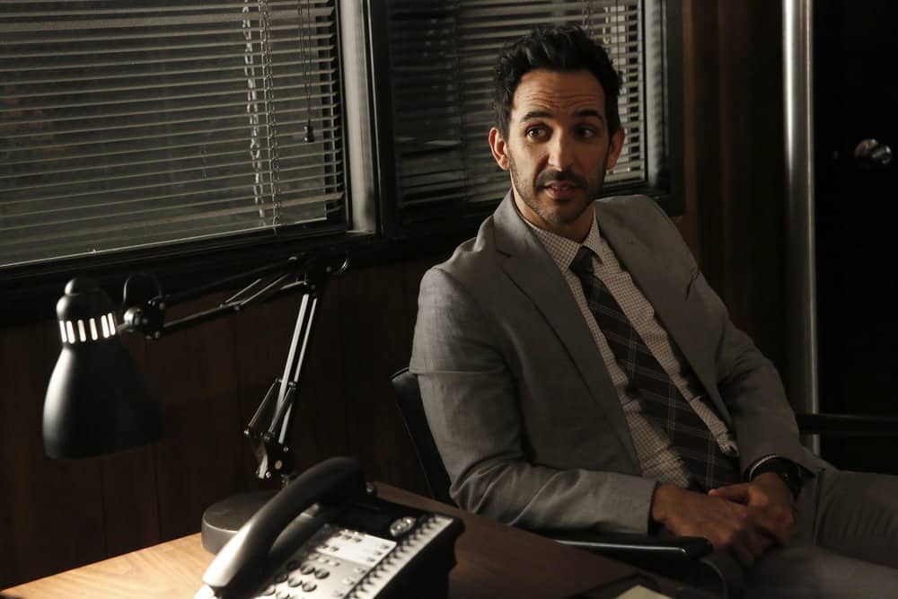 THE BLACKLIST -- "Pattie Sue Edwards (#68)" Episode 515 -- Pictured: Amir Arison as Aram Mojtabai -- (Photo by: Will Hart/NBC)