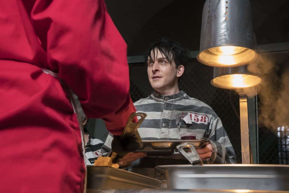 GOTHAM: Robin Lord Taylor in the “A Dark Knight: A Beautiful Darkness” episode of GOTHAM airing Thursday, March 8 (8:00-9:00 PM ET/PT) on FOX. ©2018 Fox Broadcasting Co. Cr: Barbara Nitke/FOX