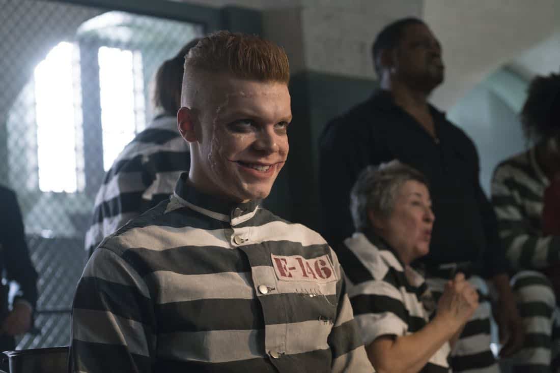 GOTHAM: Guest star Cameron Monaghan in the “A Dark Knight: A Beautiful Darkness” episode of GOTHAM airing Thursday, March 8 (8:00-9:00 PM ET/PT) on FOX. ©2018 Fox Broadcasting Co. Cr: Barbara Nitke/FOX