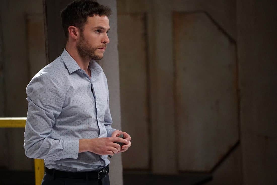 MARVEL'S AGENTS OF S.H.I.E.L.D. - "The Real Deal" - In the milestone 100th episode, Coulson finally reveals the mysterious deal he made with Ghost Rider, which will impact everyone on the S.H.I.E.L.D. team., on "Marvel's Agents of S.H.I.E.L.D.," FRIDAY, MARCH 9 (9:01-10:01 p.m. EST), on The ABC Television Network. (ABC/Eric McCandless) IAIN DE CAESTECKER MARVEL'S AGENTS OF S.H.I.E.L.D. - "The Real Deal" - In the milestone 100th episode, Coulson finally reveals the mysterious deal he made with Ghost Rider, which will impact everyone on the S.H.I.E.L.D. team., on "Marvel's Agents of S.H.I.E.L.D.," FRIDAY, MARCH 9 (9:01-10:01 p.m. EST), on The ABC Television Network. (ABC/Eric McCandless) IAIN DE CAESTECKER