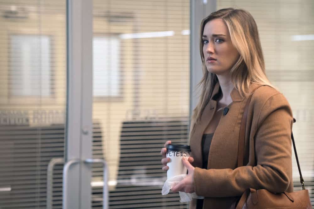 BLINDSPOT -- "Everlasting" Episode 314 -- Pictured: Ashley Johnson as Patterson -- (Photo by: Barbara Nitke/NBC) BLINDSPOT -- "Everlasting" Episode 314 -- Pictured: Ashley Johnson as Patterson -- (Photo by: Barbara Nitke/NBC)