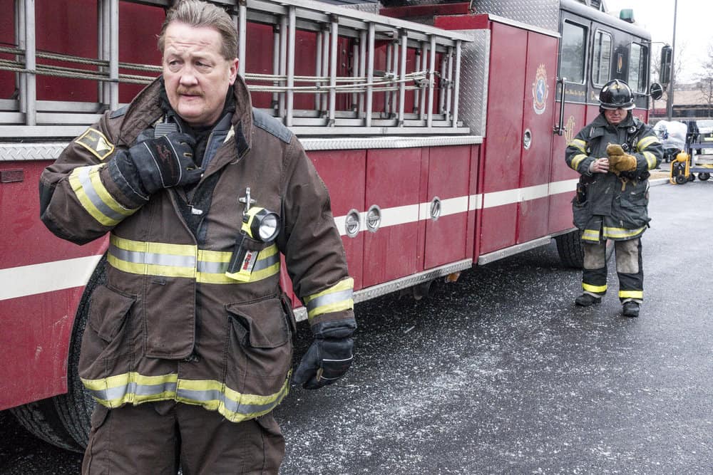 CHICAGO P.D. -- "Profiles" Episode 516 -- Pictured: Christian Stolte as Mouch -- (Photo by: Matt Dinerstein/NBC)