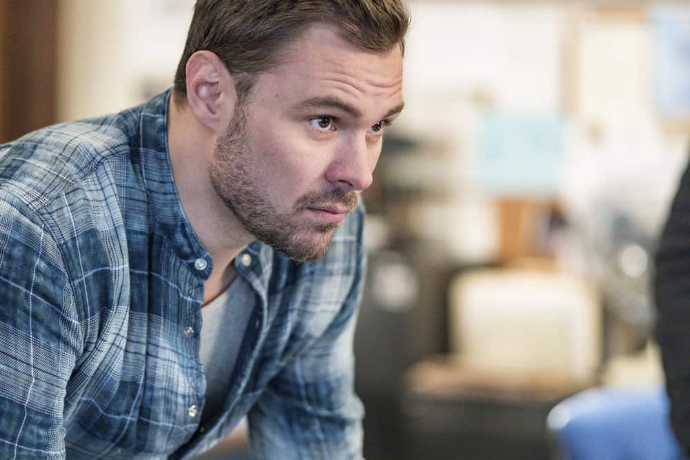 CHICAGO P.D. -- "Profiles" Episode 516 -- Pictured: Patrick John Flueger as Adam Ruzek -- (Photo by: Matt Dinerstein/NBC)