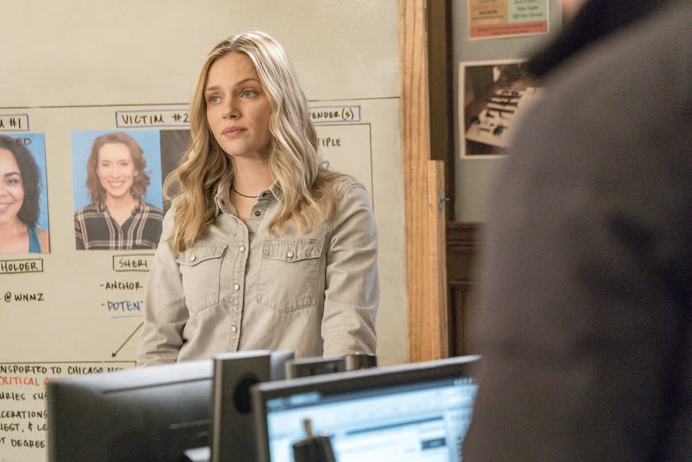 CHICAGO P.D. -- "Profiles" Episode 516 -- Pictured: Tracy Spiridakos as Hailey Upton -- (Photo by: Matt Dinerstein/NBC)