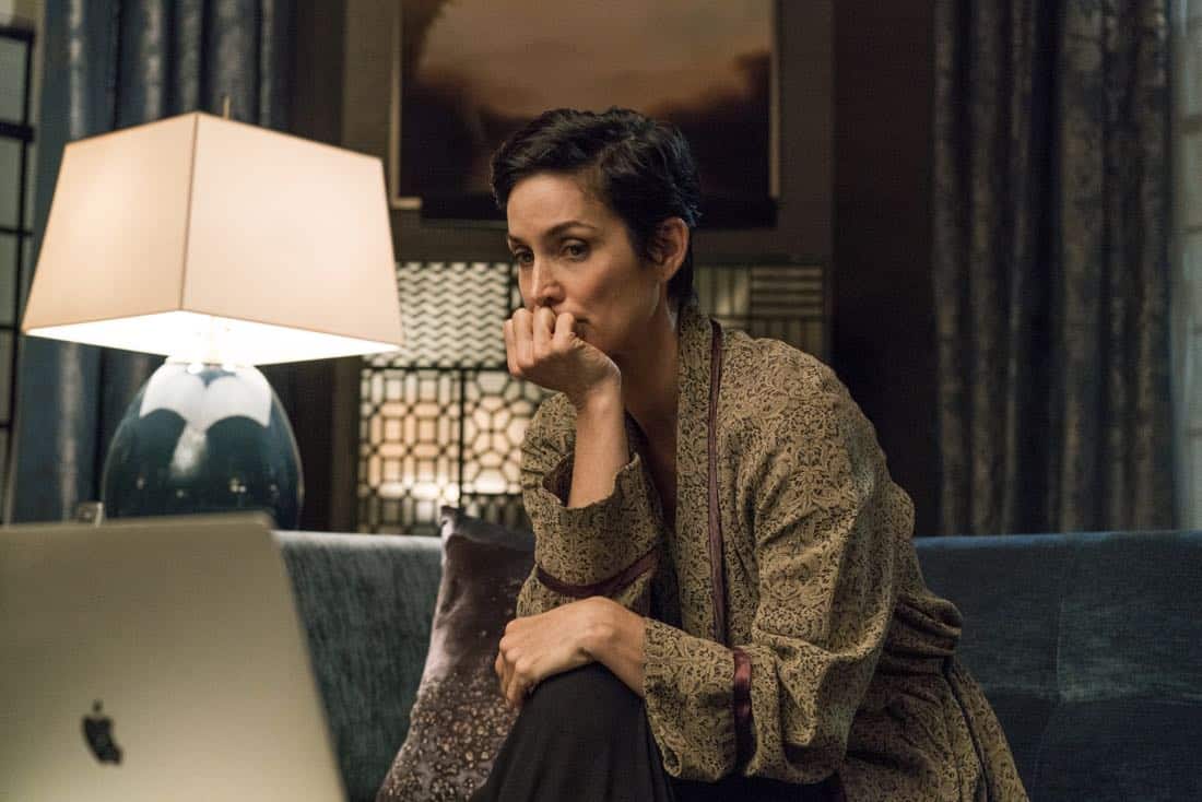 Carrie-Anne Moss Marvel's Jessica Jones Season 2 | Photo Credit : David Giesbrecht/Netflix
