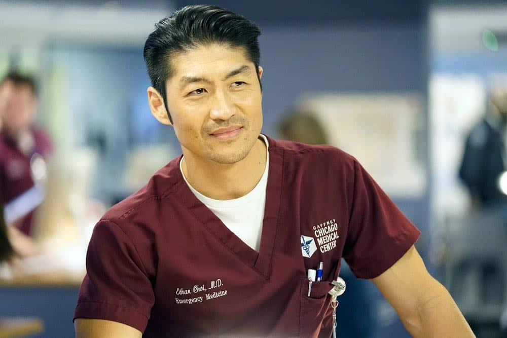 CHICAGO MED -- "Folie À Deux" Episode 311 -- Pictured: Brian Tee as Ethan Choi -- (Photo by: Elizabeth Sisson/NBC)